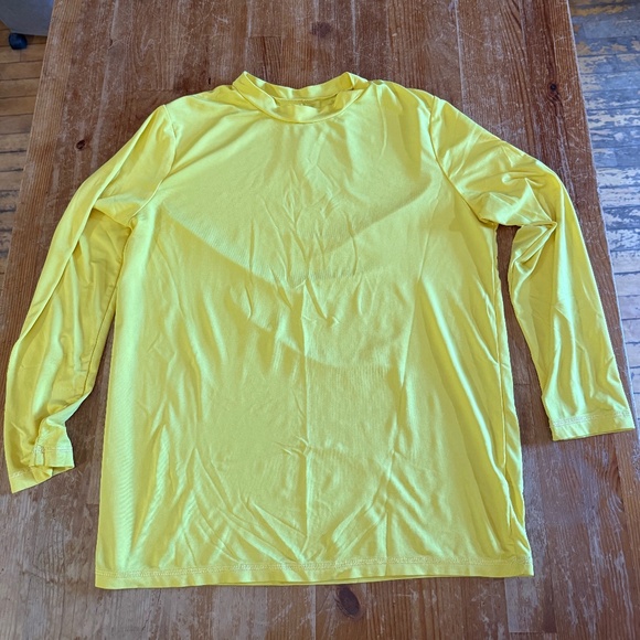 Cat & Jack Yellow Rashguard Swim Shirt – Youth XL (14) Husky / Plus - Picture 1 of 5